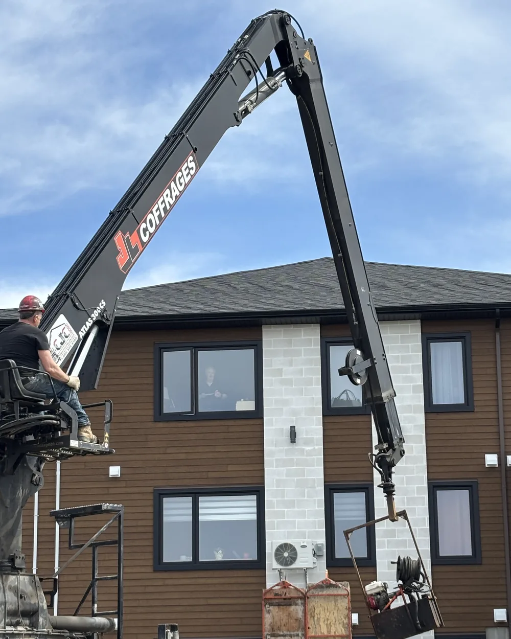 Équipe de Coffrages Jerry Lampron sur un chantier